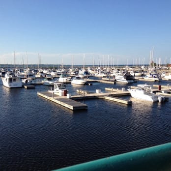 Reefpoint Brew House - View from the outdoor seating. - New American Near Me - Racine, Wisconsin