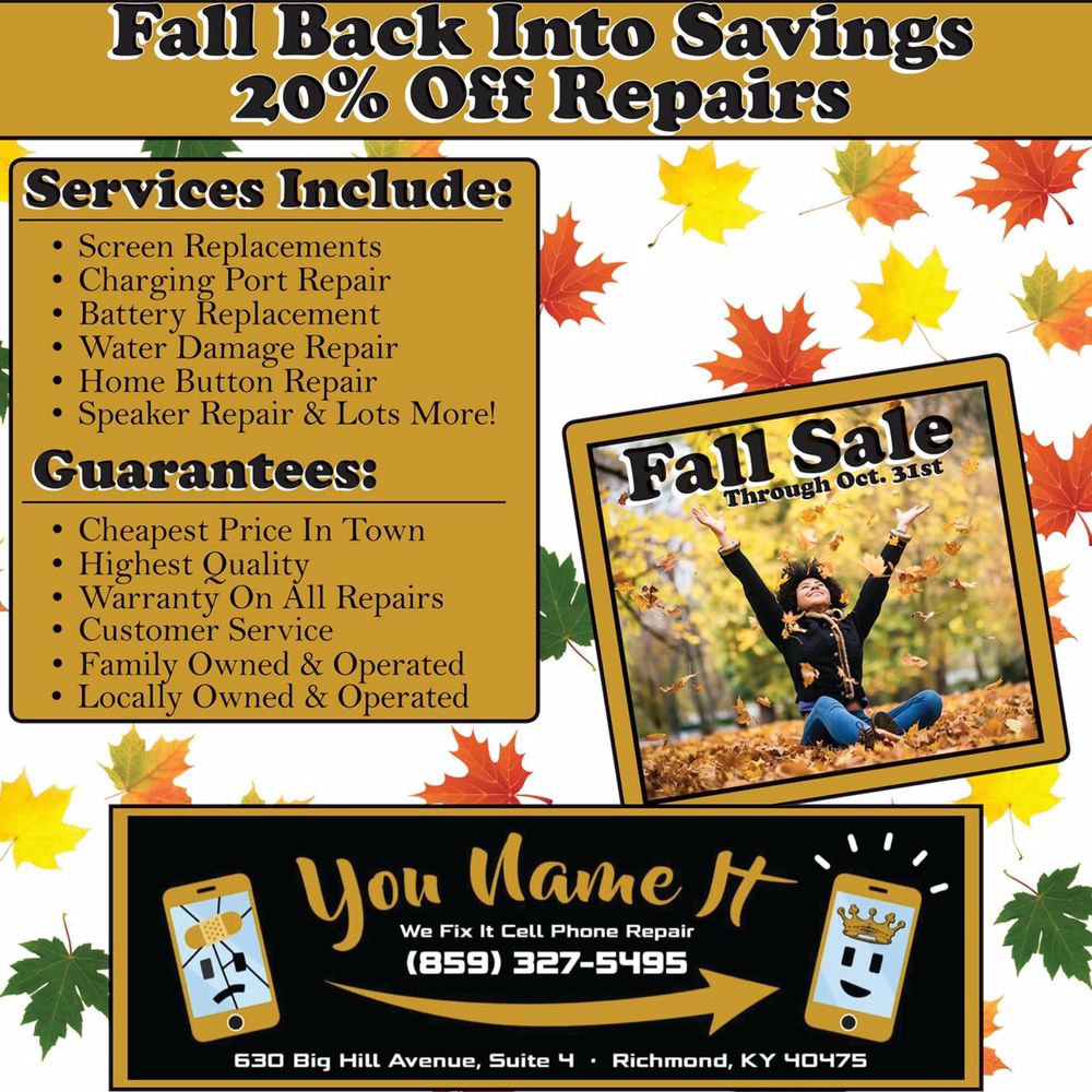 You Name It We Fix It We Sell It Cell Phone Solutions, Richmond Roadtrippers