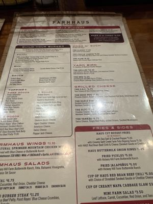 Menu photo 3 Farmhaus Burger Augusta, GA