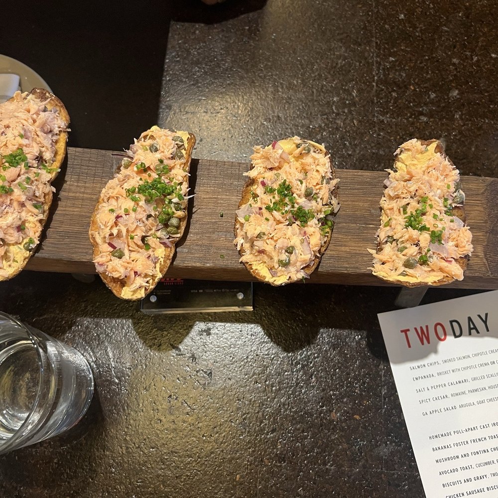 Two Urban Licks - Salmon chips plank - Bars Near Me - Atlanta, Georgia Two Urban Licks - Salmon chips plank - Bars Near Me - Atlanta, Georgia