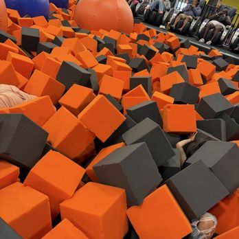 Sky Zone Trampoline Park - Foam pit - Trampoline Parks Near Me - Vallejo, California Sky Zone Trampoline Park - Foam pit - Trampoline Parks Near Me - Vallejo, California