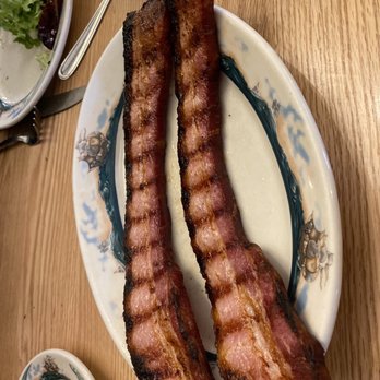 Peter Luger - Luger's Sizzling Bacon, Extra Thick by the Slice - Steakhouses Near Me - Brooklyn, New York