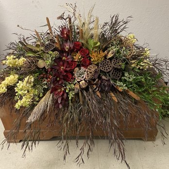 A Rare Bloom - Masculine Funeral spray - Florists Near Me