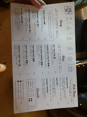 Menu photo 1 Teton Thai Teton Village, WY Menu photo 1 Teton Thai Teton Village, WY