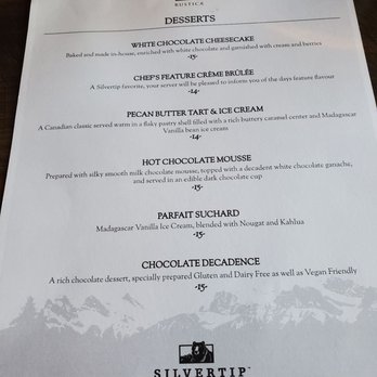 Rustica - a menu for a restaurant with mountains in the background - Steakhouses Near Me - Canmore, Alberta Rustica - a menu for a restaurant with mountains in the background - Steakhouses Near Me - Canmore, Alberta