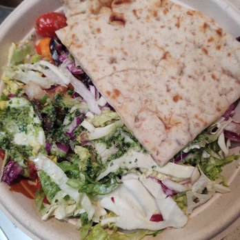 CAVA - Half chicken half falafel grain bowl - Mediterranean Near Me - Austin, Texas