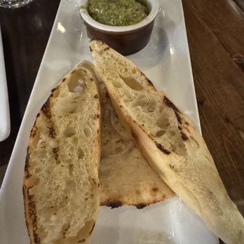 LAMP Pizzeria - Rough chop pesto with bread - Pizza Near Me - Scottsdale, Arizona