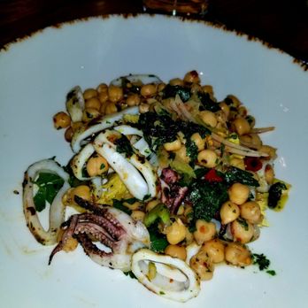 Small Batch - Squid with Chick Peas - New American Near Me - Garden City, New York