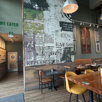 Urban Plates - Dining area towards bathroom - Salad Near Me - Sacramento, California Urban Plates - Dining area towards bathroom - Salad Near Me - Sacramento, California
