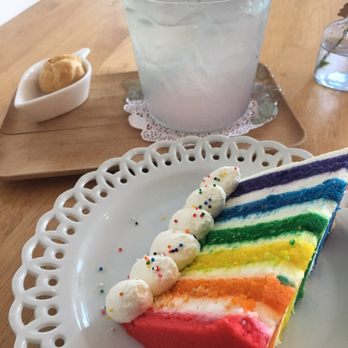 Cafe Maji - Rainbow Cake! Light and Yummy! - Coffee & Tea Near Me - Artesia, California Cafe Maji - Rainbow Cake! Light and Yummy! - Coffee & Tea Near Me - Artesia, California