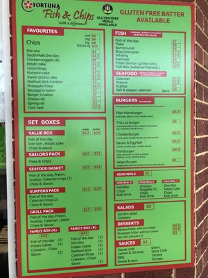 Menu photo 1 Fortuna Fish & Chips Cowes, VIC Menu photo 1 Fortuna Fish & Chips Cowes, VIC