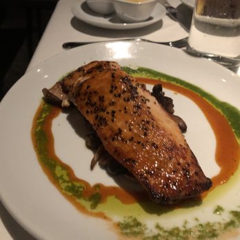 Fleming’s Prime Steakhouse & Wine Bar - Scottish salmon.  Huge portion, perfect. - Steakhouses Near Me - Tucson, Arizona