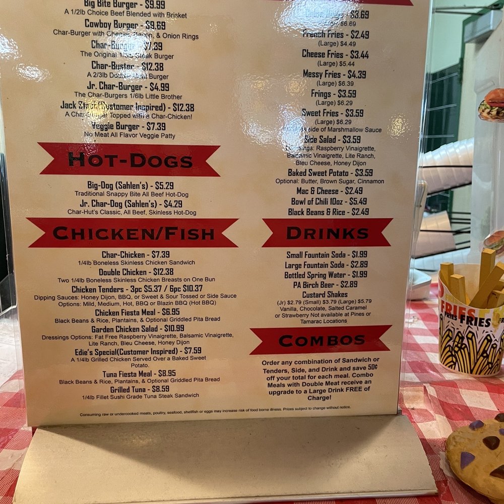 Char-Hut - Menu - Burgers Near Me - Davie, Florida Char-Hut - Menu - Burgers Near Me - Davie, Florida