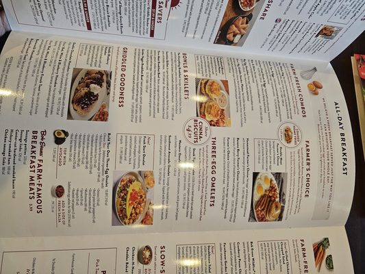 Menu photo 1 Bob Evans Toledo, OH