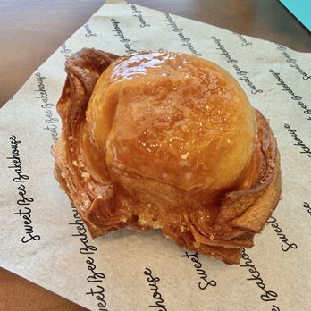 Sweet Bee Bakehouse - Kouign Amann ($4.50)-- croissant bits with caramelized sugar, interesting contrast of light and dense/chewy - Custom Cakes Near Me - Pearland, Texas Sweet Bee Bakehouse - Kouign Amann ($4.50)-- croissant bits with caramelized sugar, interesting contrast of light and dense/chewy - Custom Cakes Near Me - Pearland, Texas