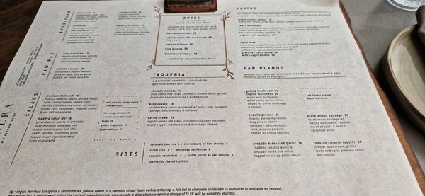 Menu photo 2 Madera at Treehouse London London, XGL Menu photo 2 Madera at Treehouse London London, XGL