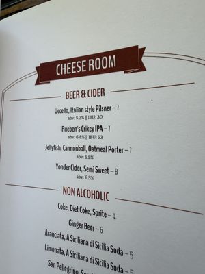 Menu photo 7 Cheese Room Seattle Seattle, WA