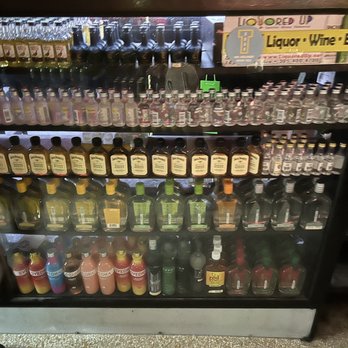 Liquored Up! - a display of liquor bottles - Beer, Wine & Spirits Near Me - Miami Beach, Florida