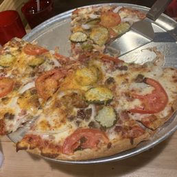 Hamburger pizza Hamburger pizza
