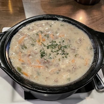 Harrison’s Speakeasy - Hearty lamb florentine soup. It's jammed with a ton of ground lamb, and easily one of the best deals you'll find here. - Restaurants Near Me - Harrison Township, Michigan