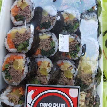 Awoolim Kimbap Factory - Bbq beef kimbap - Korean Near Me - Diamond Bar, California