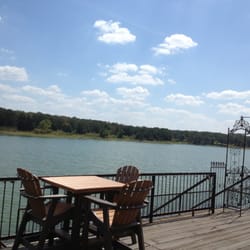 Five Oaks Lodge - The deck outside the lodge