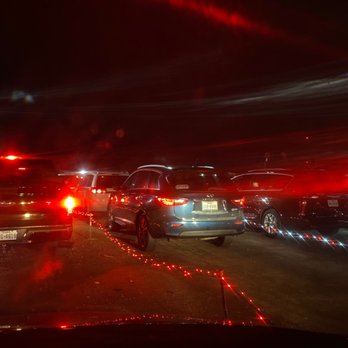 Dasher's Lightshow - Line of cars no one moving for over two hours. Not one line moved. - Festivals Near Me - Hockley, Texas