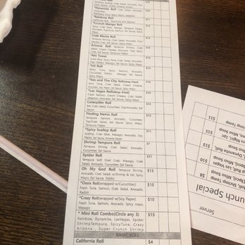 Harumi - Menu - Japanese Near Me - Phoenix, Arizona
