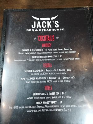 Menu photo 2 Jack's BBQ & Steakhouse - Algona Algona, WA Menu photo 2 Jack's BBQ & Steakhouse - Algona Algona, WA