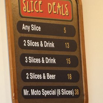 Mr Moto Pizza - Some add on costs - Pizza Near Me - Costa Mesa, California