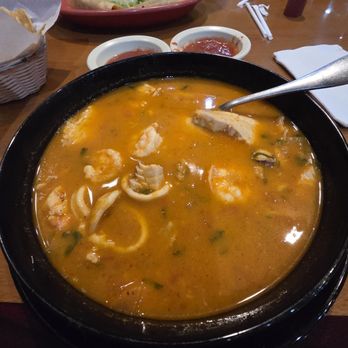 Raymi Cuisine - Parihuela: seafood soup w tomato base - Mexican Near Me - Louisville, Kentucky Raymi Cuisine - Parihuela: seafood soup w tomato base - Mexican Near Me - Louisville, Kentucky