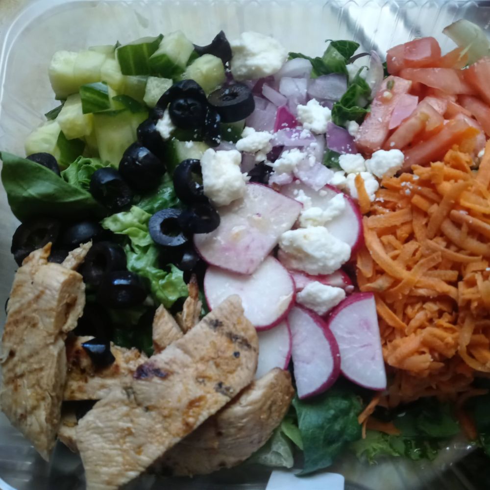 Dreadful and NOT a Fattoush. $10 salad thrown in the trash. Dreadful and NOT a Fattoush. $10 salad thrown in the trash.