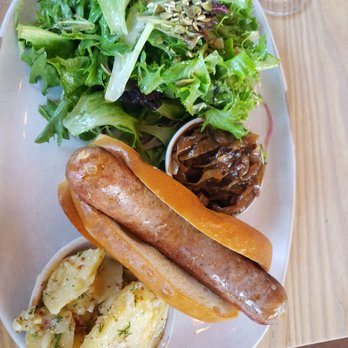Wursthall - Hot link plate - German Near Me - San Mateo, California