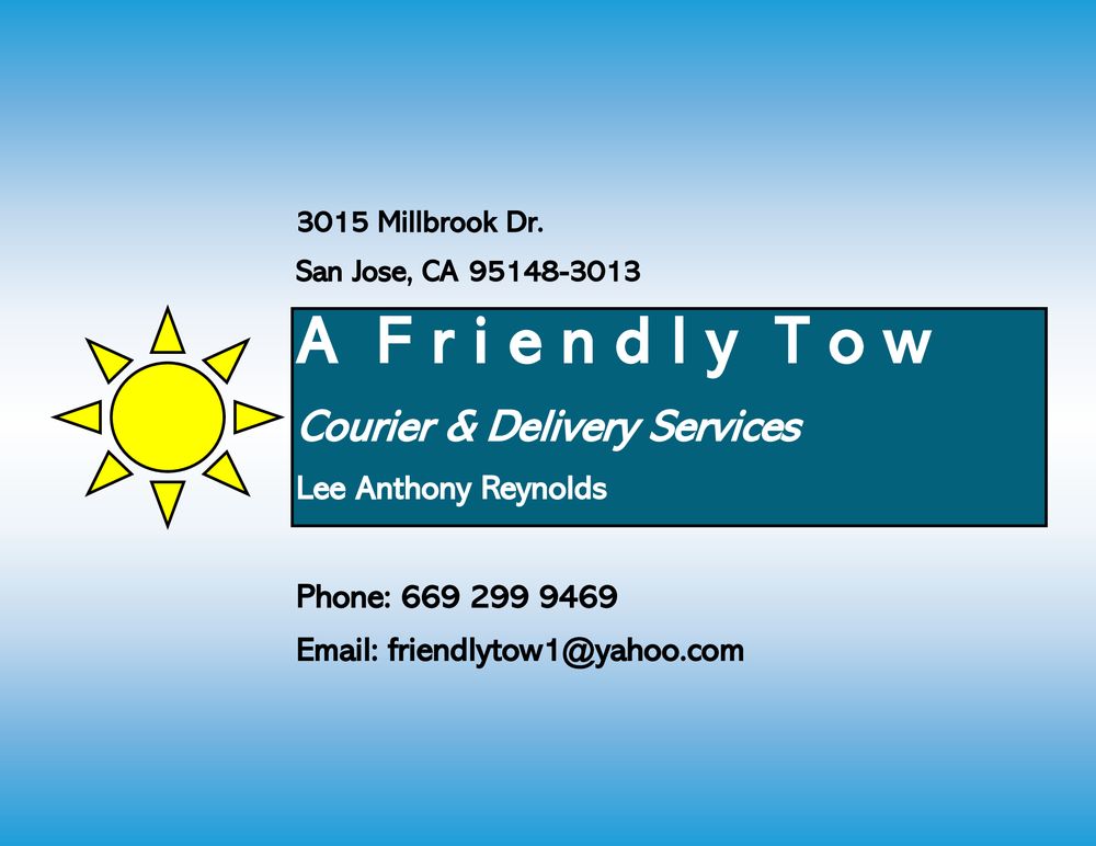 A FRIENDLY TOW Updated August 2024 3015 Millbrook Dr, San Jose