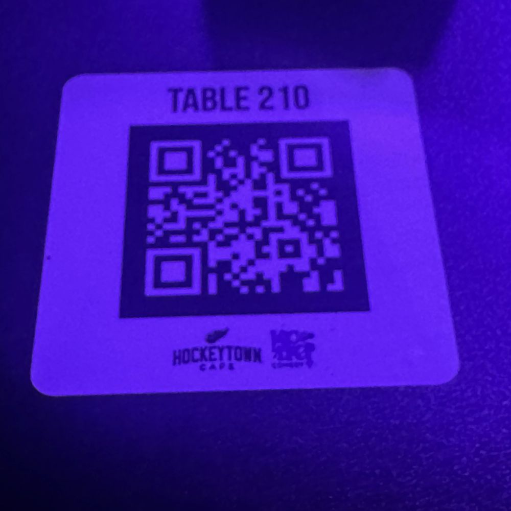 Mic Drop Comedy - Table 210 with QR code - Comedy Clubs Near Me - Detroit, Michigan Mic Drop Comedy - Table 210 with QR code - Comedy Clubs Near Me - Detroit, Michigan