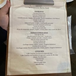 Menu Menu