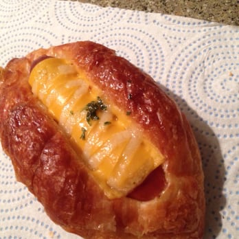 Paris Baguette - Cheese and frank pastry it was really good! - Bakeries Near Me - Fullerton, California