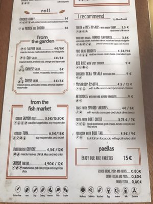 Menu photo 3 El Pasaje Tapas Seville, SE