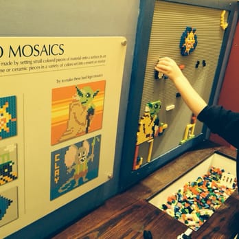 Mitchell Museum - Lego mosaic offers some easy examples plus 2 hard ones, including Yoda! - Art Museums Near Me - Mount Vernon, Illinois
