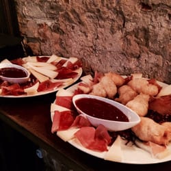 BrewDog - They have aperitivo (buffet) Tuesday's and Thursday's from 7-9pm for €8! (Includes one drink or beer) :) score!!
