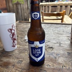 Lone Star Light in bottles