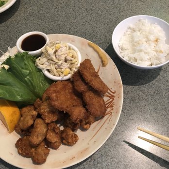 Haru Ichiban - Lunch combination: chicken karaage and pork katsu - Japanese Near Me - Duluth, Georgia