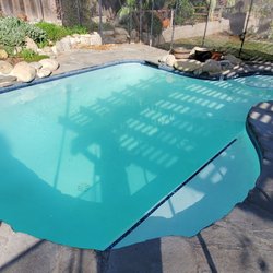 Absolute Pools Resurfacing - Beautiful vinyl resurfacing in our lap pool and spa