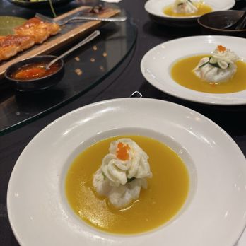 Colette - Seafood Pouch in Pumpkin Soup (1pcs) - Breakfast & Brunch Near Me - Pasadena, California