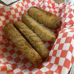 Thelma Lou’s Barbeque & Grill - Fried Pickles (already ate a few)
