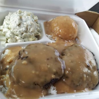 Ohana Kine Grinds - KimChee Burger Plate - Food Trucks Near Me - Kahului, Hawaii Ohana Kine Grinds - KimChee Burger Plate - Food Trucks Near Me - Kahului, Hawaii