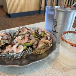 1/2 Dozen Loaded Oysters!!! Cheers! 1/2 Dozen Loaded Oysters!!! Cheers!