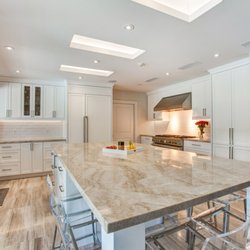 Marmol Export USA - Taj Mahal Quartzite Kitchen and top.