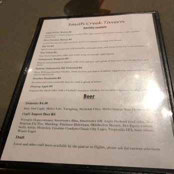 Smith Creek Tavern - Drink menu - Sports Bars Near Me - Helen, Georgia Smith Creek Tavern - Drink menu - Sports Bars Near Me - Helen, Georgia
