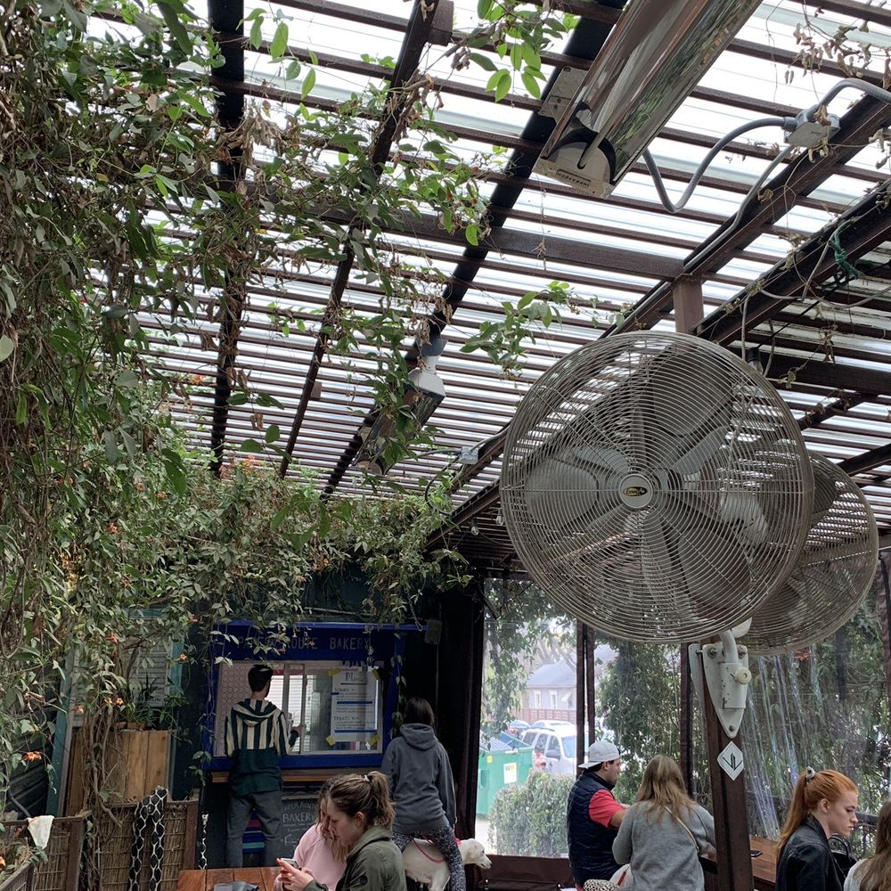 Cenote - Seating outside - view of "paper route" - Coffee & Tea Near Me - Austin, Texas Cenote - Seating outside - view of "paper route" - Coffee & Tea Near Me - Austin, Texas